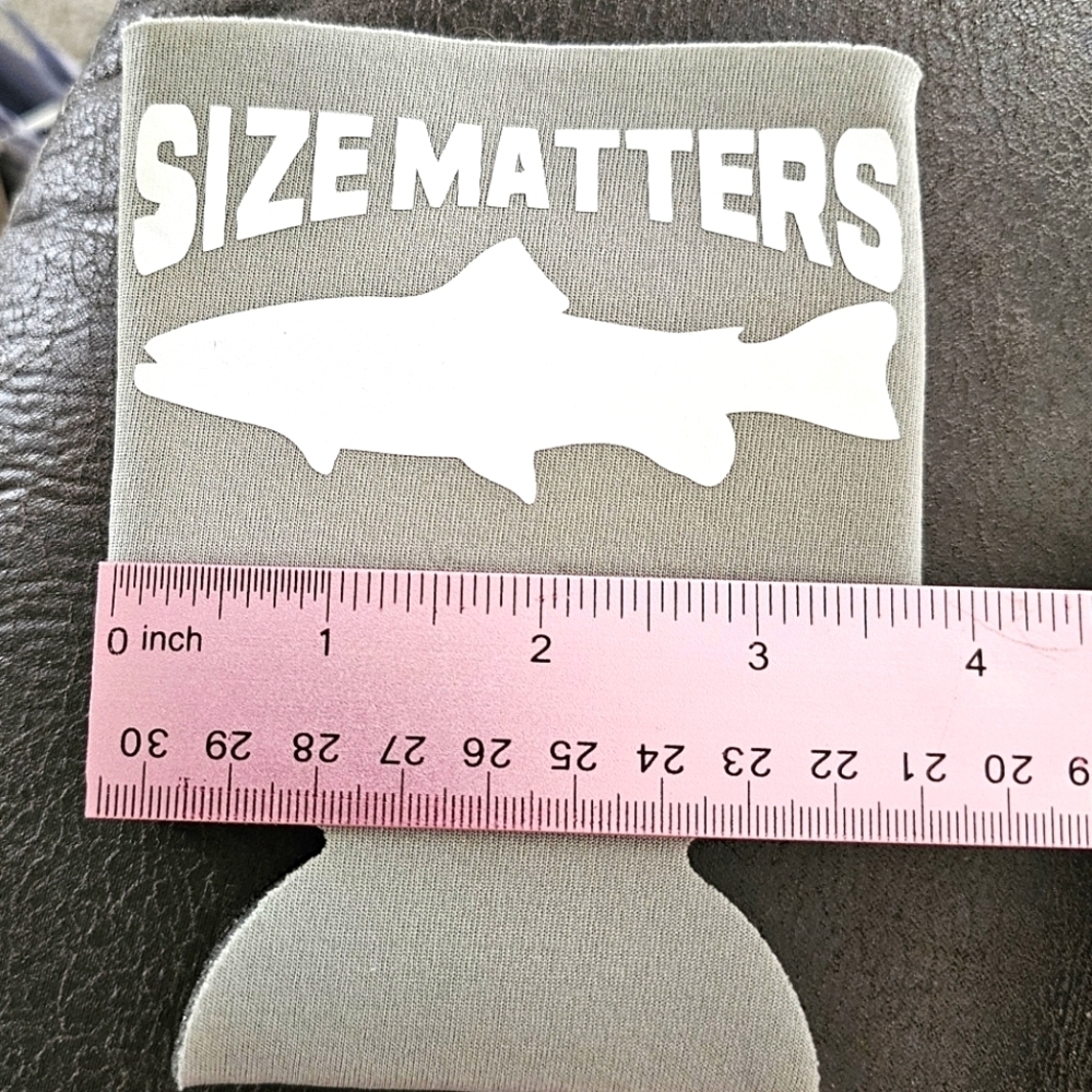 Gray Fish Can Cooler​​​​